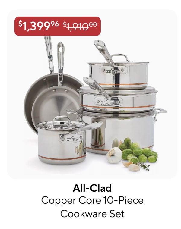 All-Clad Copper Core 10-Piece Cookware Set