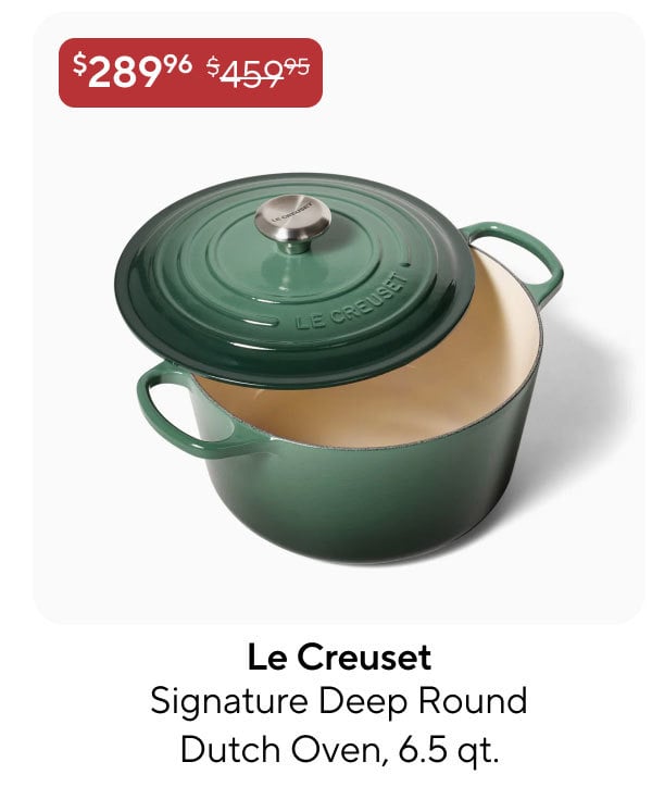 Le Creuset Signature Deep Round Dutch Oven, 6.5 qt.