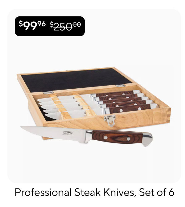 Professional Steak Knives, Set of 6