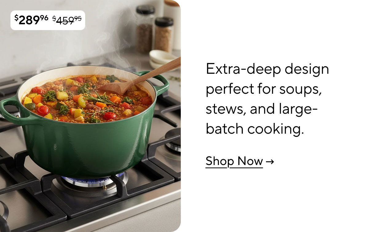 Le Creuset Signature Deep Round Dutch Oven, 6.5 qt.