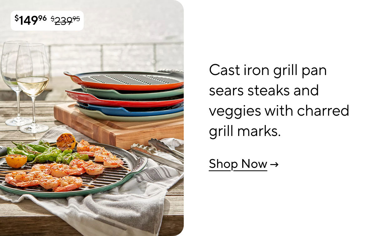 Le Creuset Round Bistro Grill, 12.5