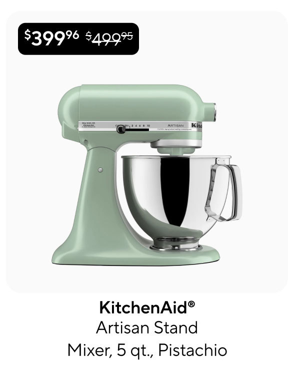 KitchenAid® Artisan Stand Mixer, 5 qt., Pistachio