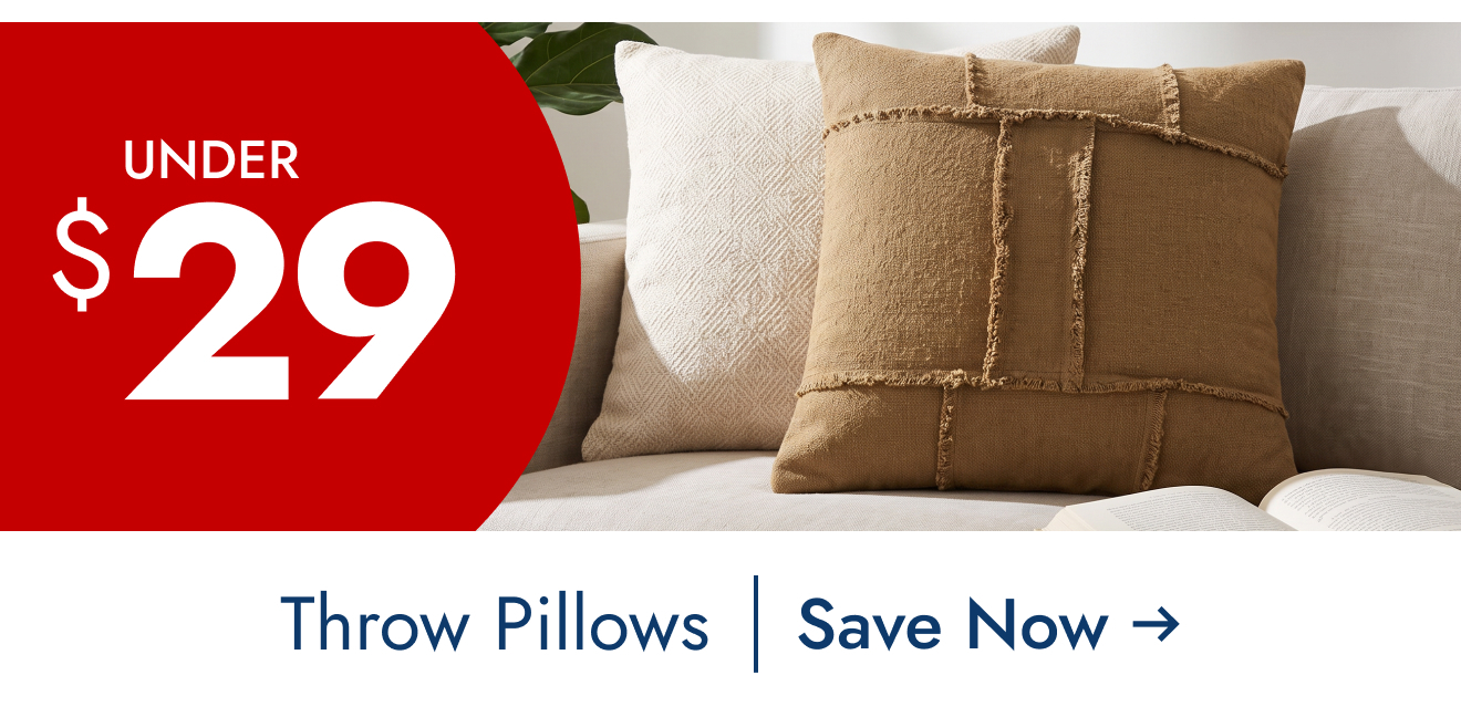 Throw Pillows Under $29