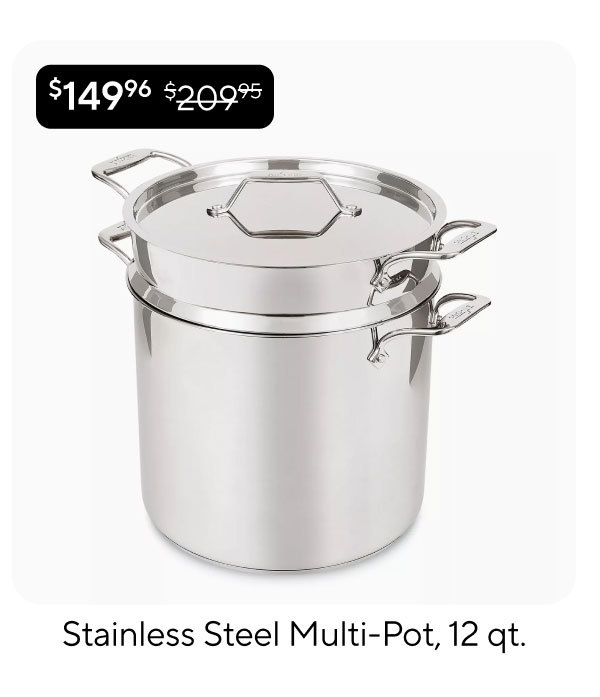 All-Clad Stainless Steel Multi-Pot, 12 qt.
