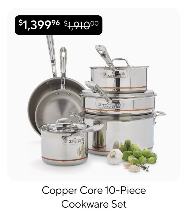 All-Clad Copper Core 10-Piece Cookware Set