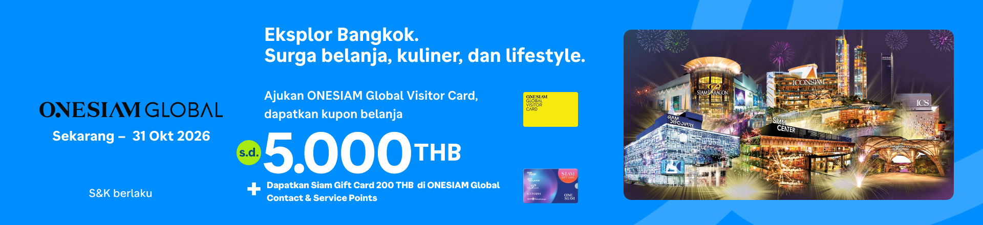 One Siam offer