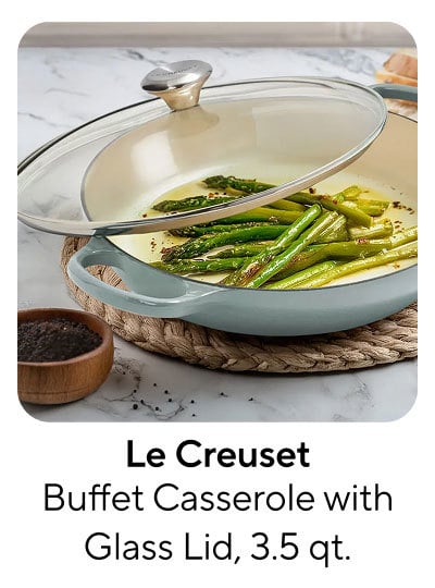 Le Creuset Buffet Casserole with Glass Lid, 3.5 qt.