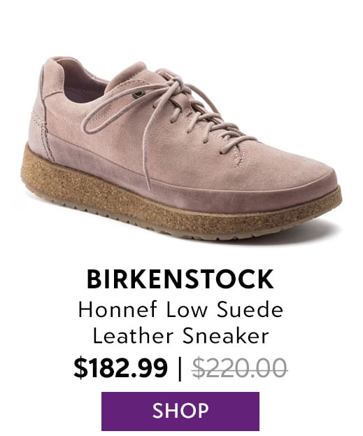 Birkenstock Honnef Low Suede Leather Soft Pink