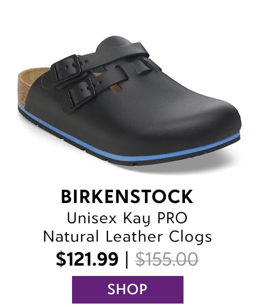 Birkenstock Unisex Kay PRO Natural Leather Black