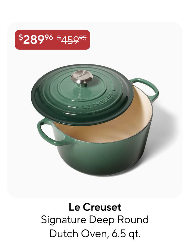 Le Creuset Signature Deep Round Dutch Oven, 6.5 qt.