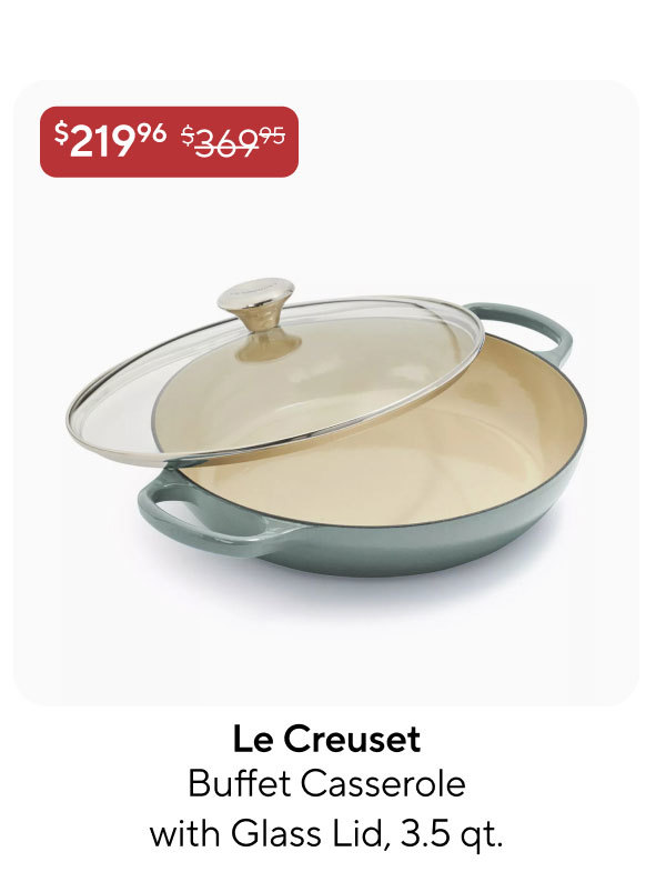 Le Creuset Buffet Casserole with Glass Lid, 3.5 qt.