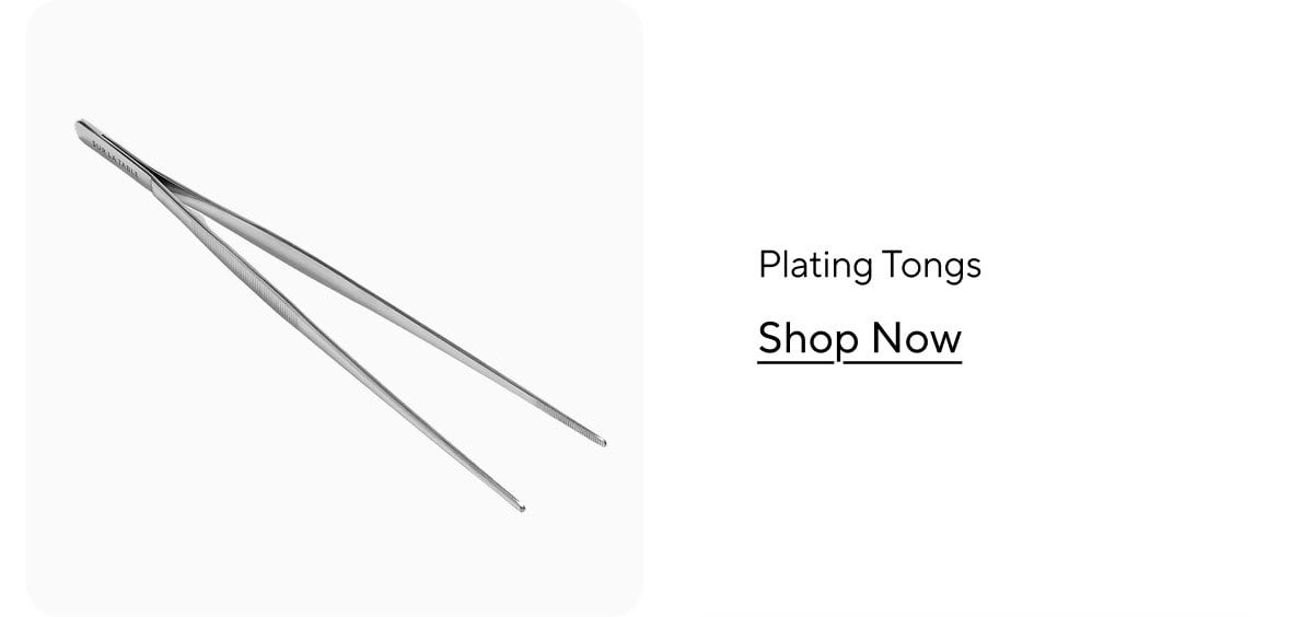 Sur la table Plating Tongs