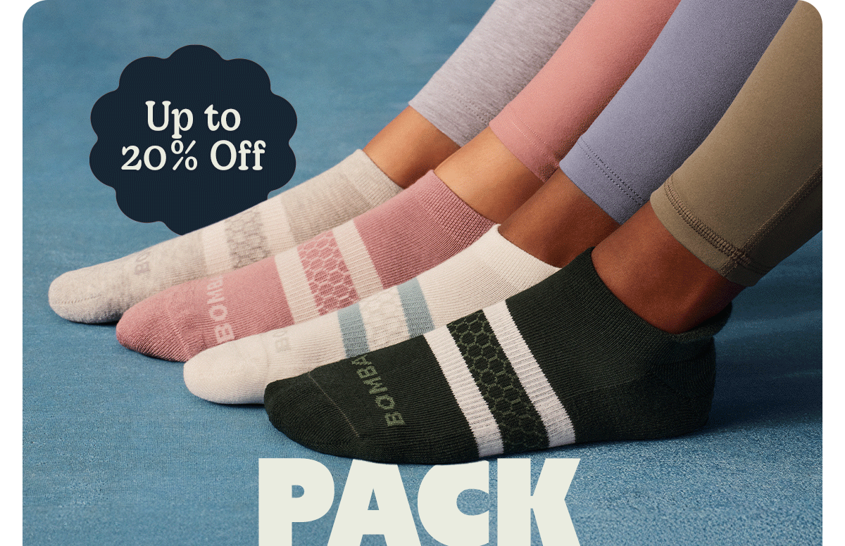 Up to 20% Off Pack Savings