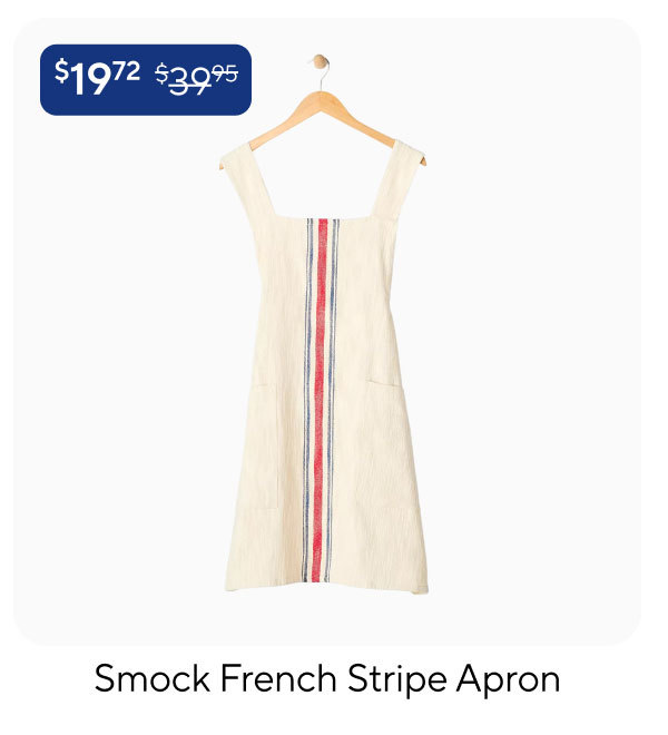 Sur la table Smock French Stripe Apron