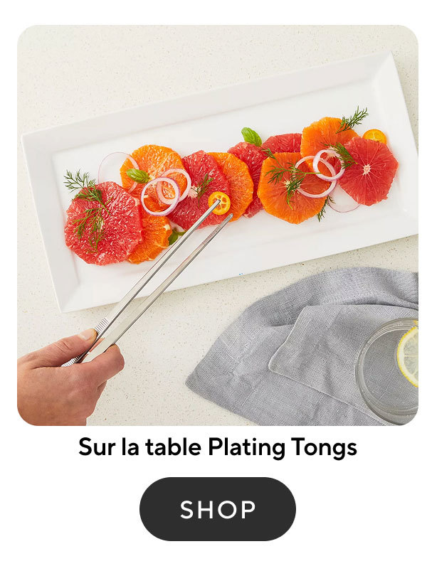 Sur La Table Plating Tongs