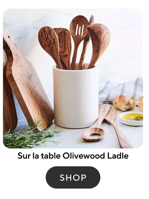 Sur La Table Olivewood Ladle