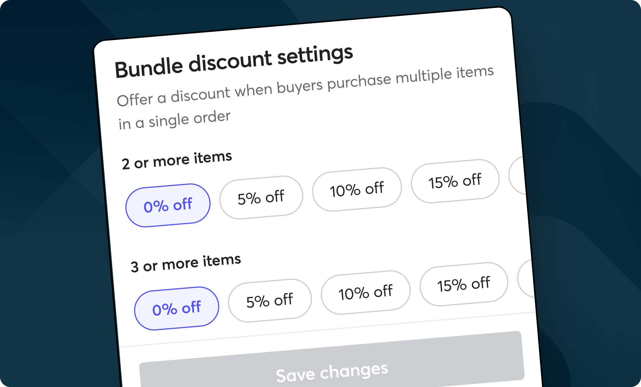 Bundle Discounts
