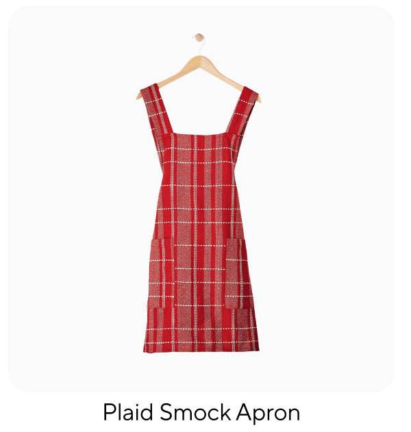 Sur La Table Plaid Smock Apron