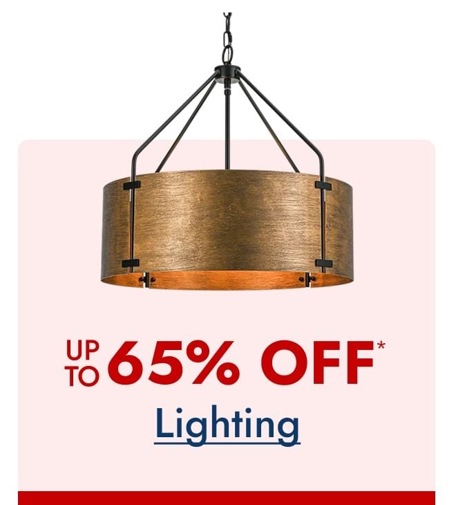 Lighting - Up to 65% Off