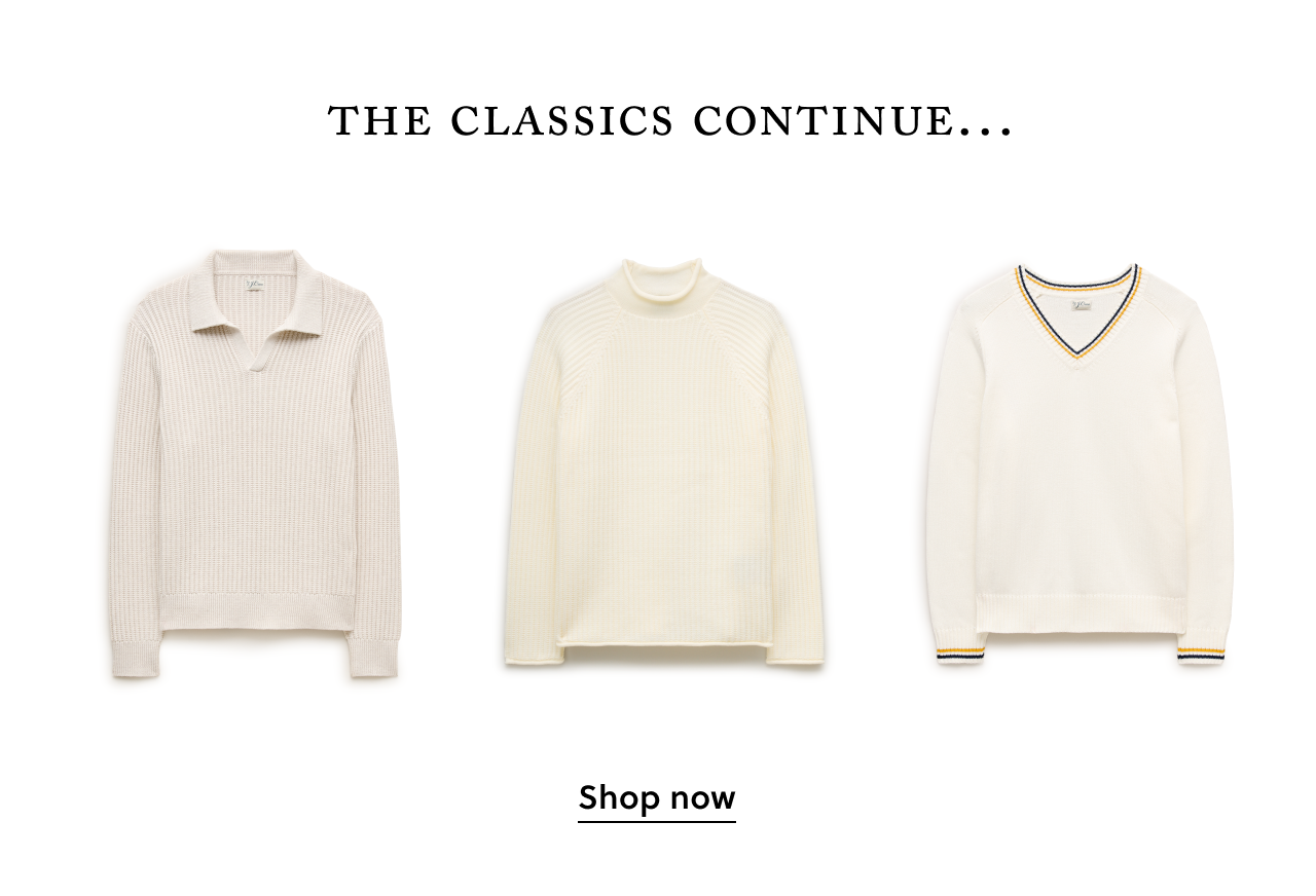 The classics continue... Shop now.