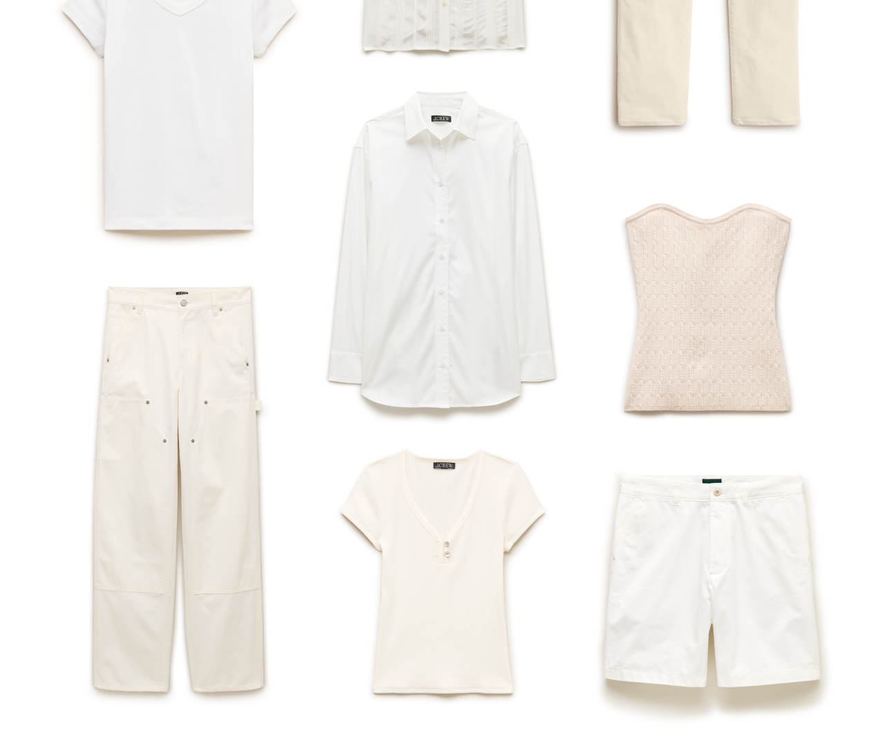 Make it Monochrome, shop womens white sweaters.
