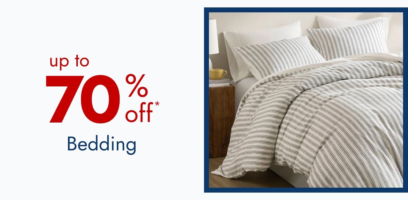 Bedding - Up to 70% Off