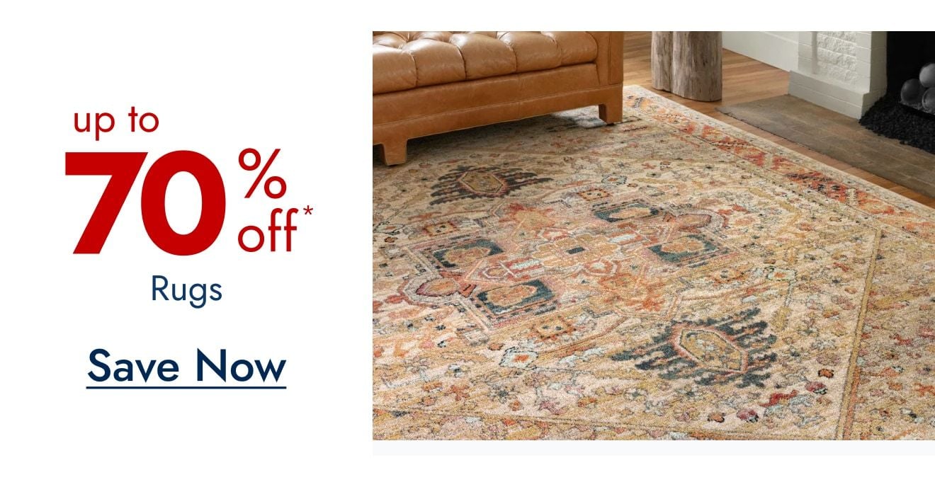 Rugs - up to 70% off