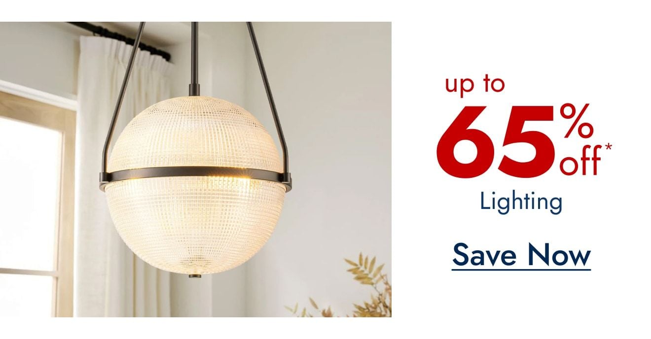 Lighting - up to 65% off