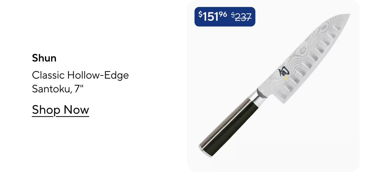 Shun Classic Hollow-Edge Santoku