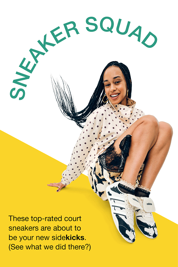 SNEAKER SQUAD | These top-rated court sneakers are about to be your new sidekicks. (See what we did there?)