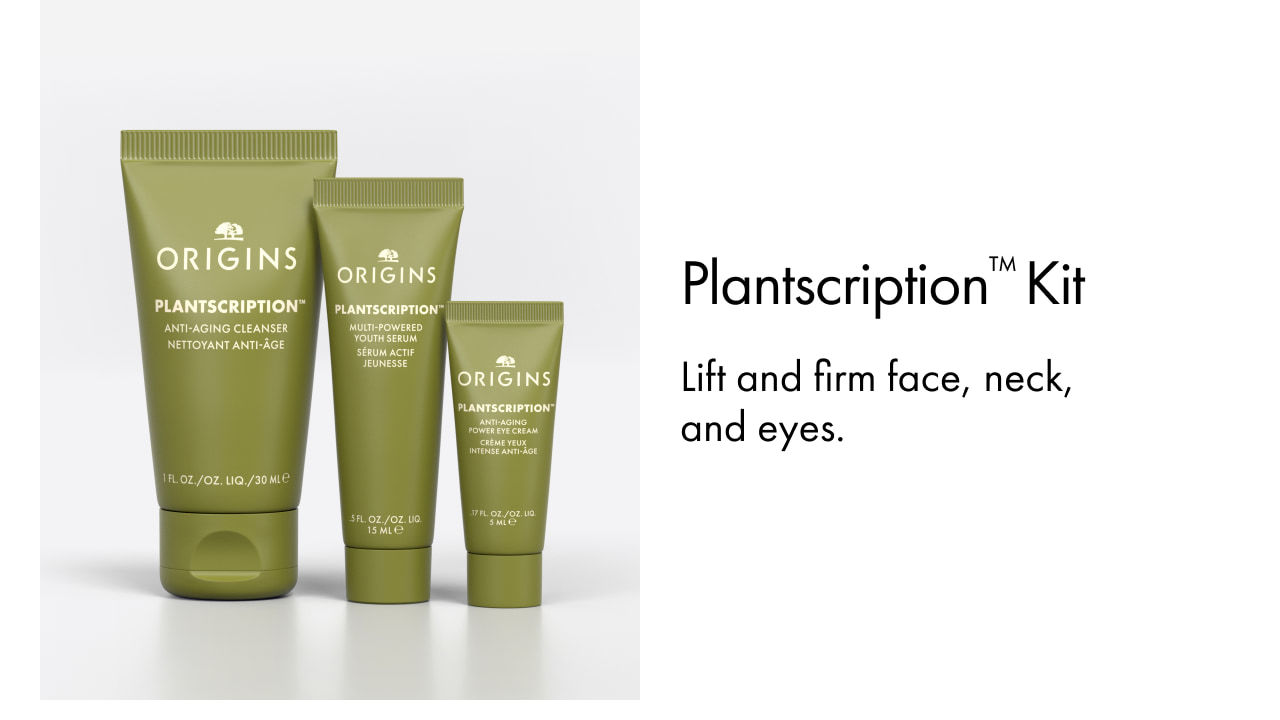 Plantscription™ Kit | Lift and firm face, neck, and eyes.