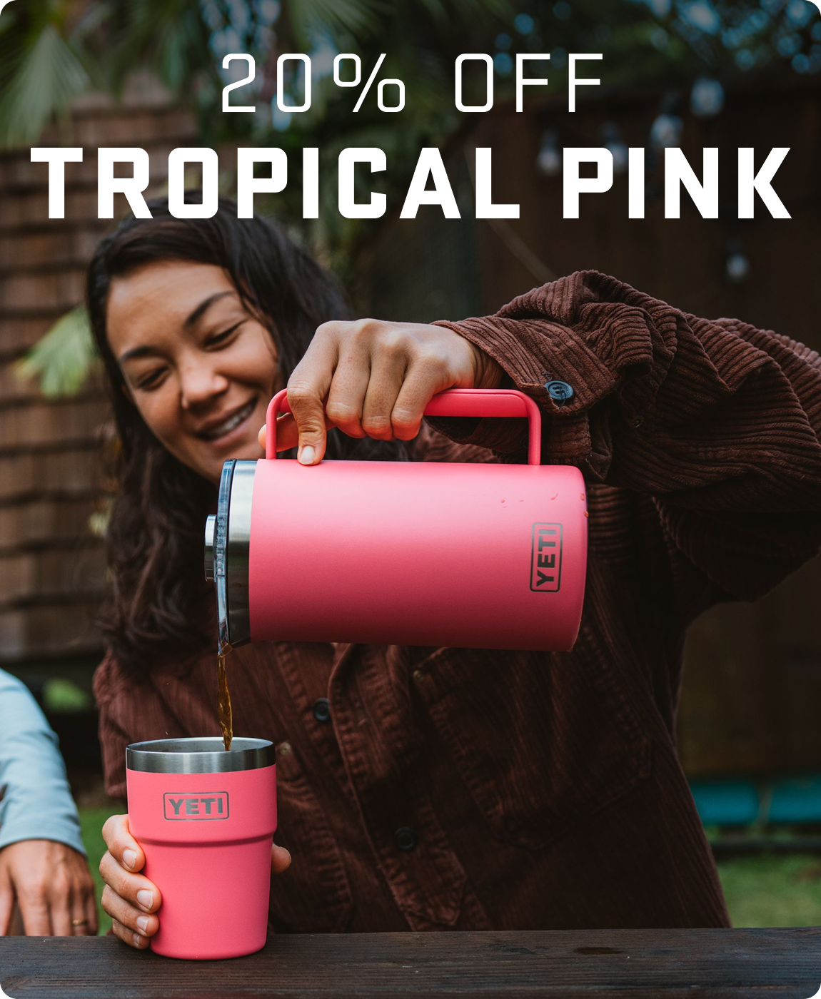 20% Off Tropical Pink