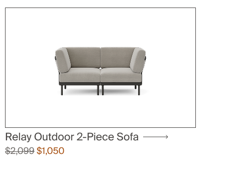 Relay Outdoor 2-Piece Sofa