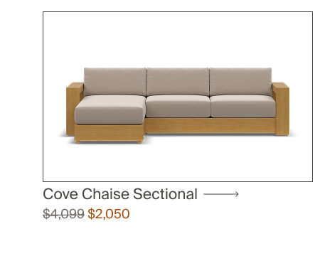 Cove Left-Facing Chaise Sectional