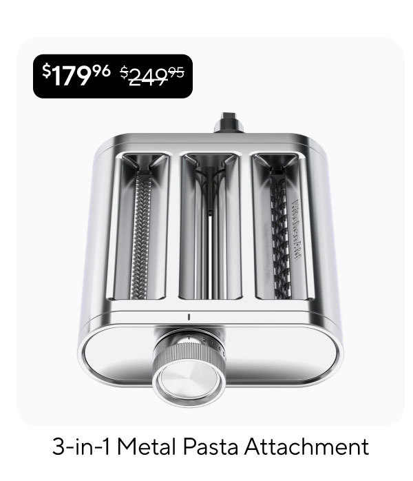 3-in-1 Metal Pasta Attachment