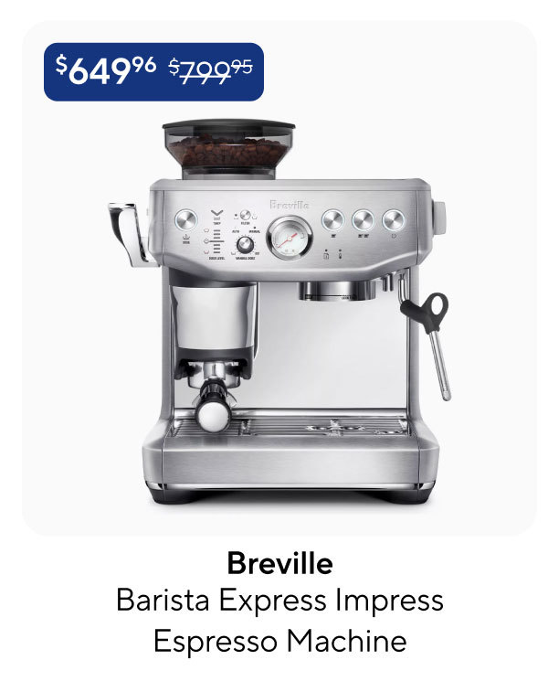 Breville Barista Express Impress Espresso Machine