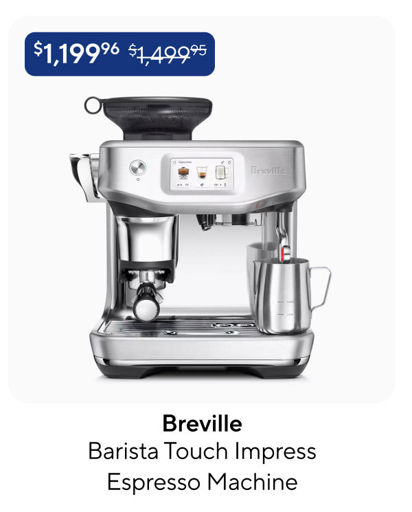 Breville Barista Touch Impress Espresso Machine