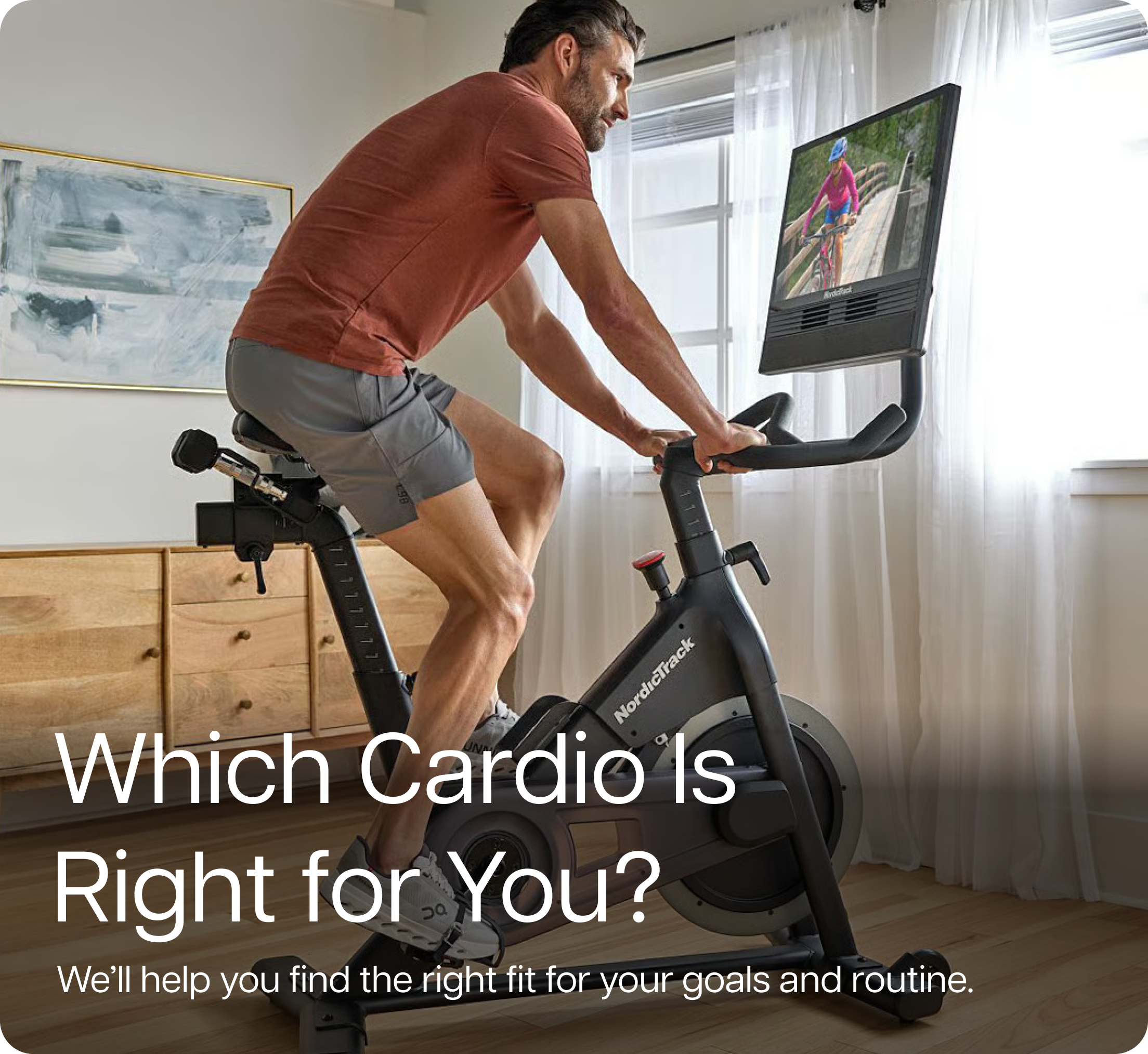 Which Cardio Is Right for You? We’ll help you find the right fit for your goals and routine. Which Cardio Is Right for You? We’ll help you find the right fit for your goals and routine.