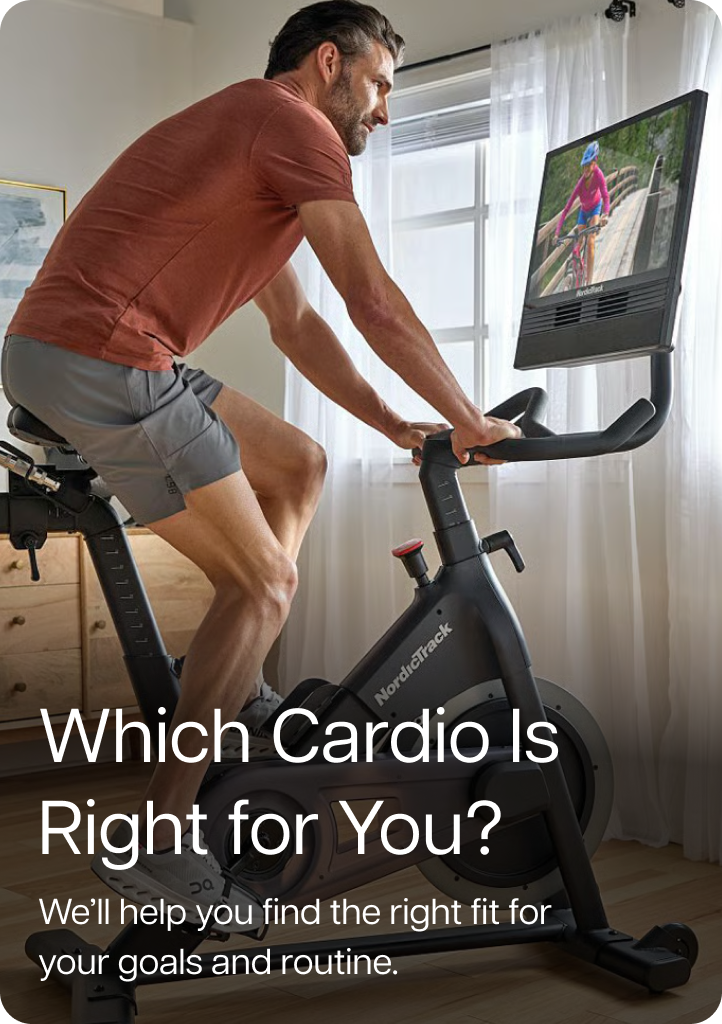 Which Cardio Is Right for You? We’ll help you find the right fit for your goals and routine. Which Cardio Is Right for You? We’ll help you find the right fit for your goals and routine.