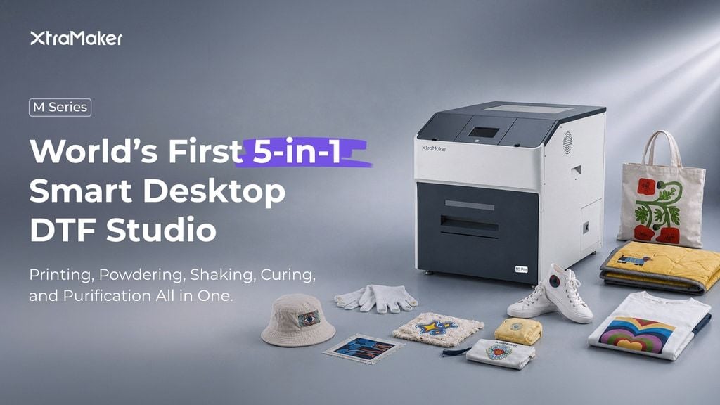 XtraMaker M1 & M1 Pro: Your 5-in-1 Automated DTF Studio XtraMaker M1 & M1 Pro: Your 5-in-1 Automated DTF Studio
