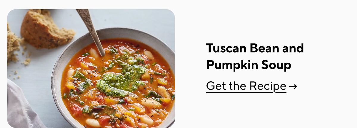 Tuscan Bean And Pumpkin Soup