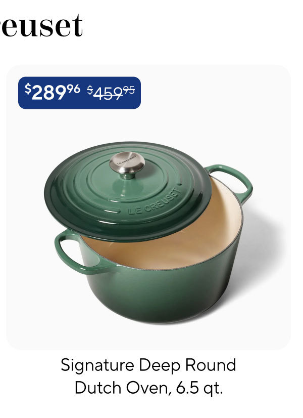 Le Creuset Signature Deep Round Dutch Oven, 6.5 qt.
