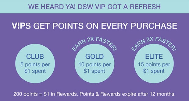 WE HEARD YA! DSW VIP GOT A REFRESH