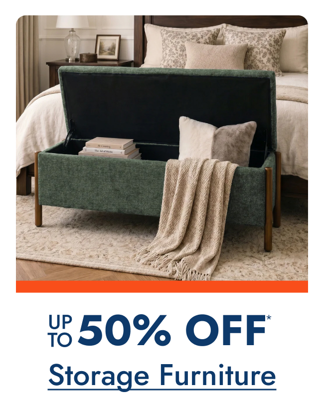 Storage Furniture up to 50% off