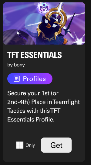 TFT Essentials by bony