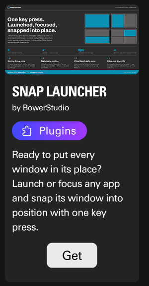 Snap Launcher by BowerStudio