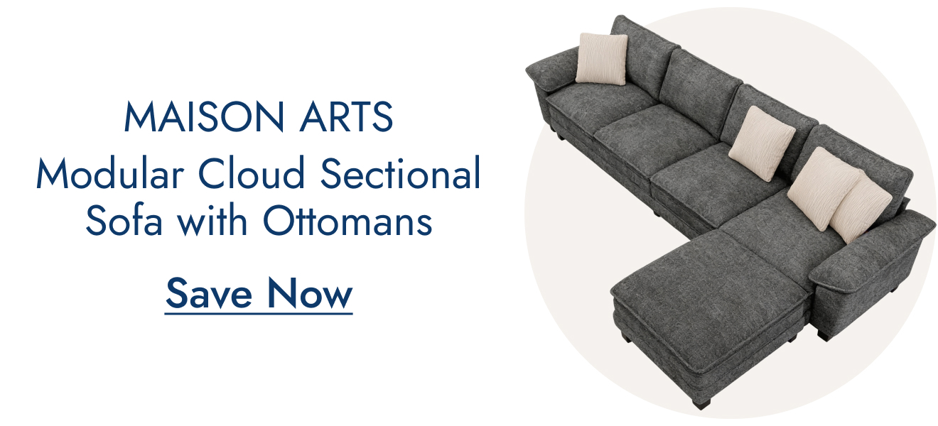 MAISON ARTS Modular Cloud Sectional Sofa