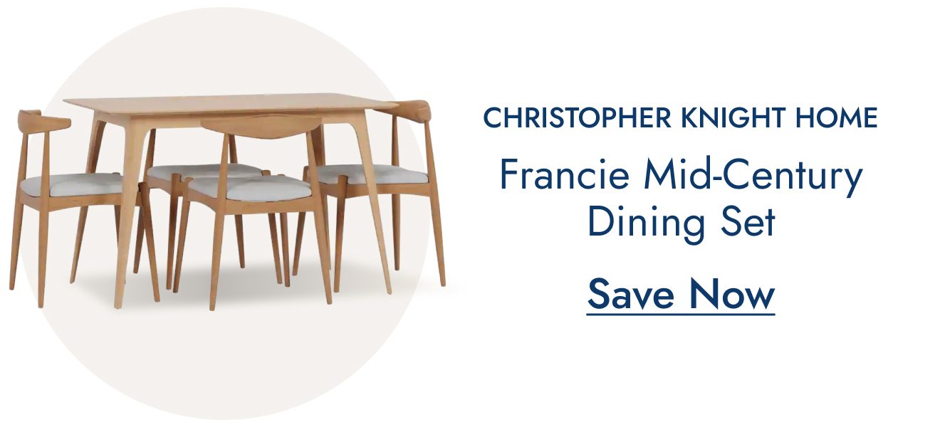 Christopher Knight Home Mid-Century 5-Piece Dining Set