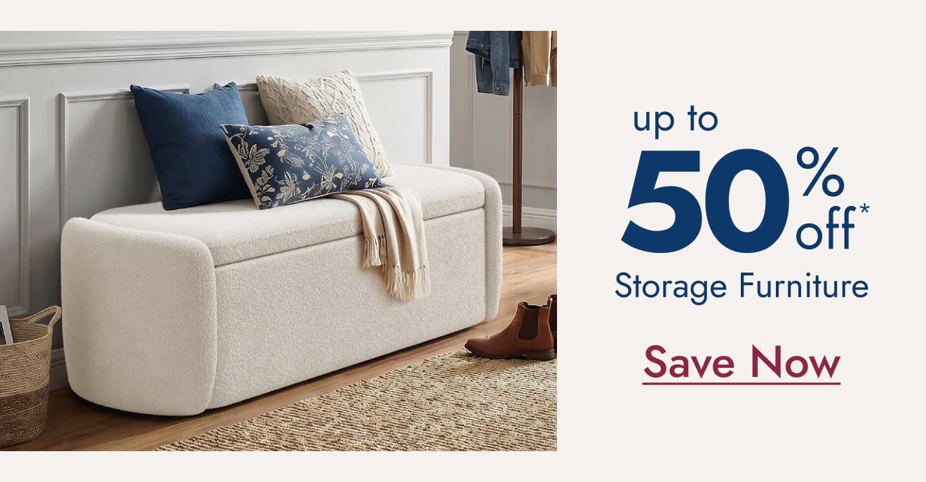 Storage Furniture up to 50% off
