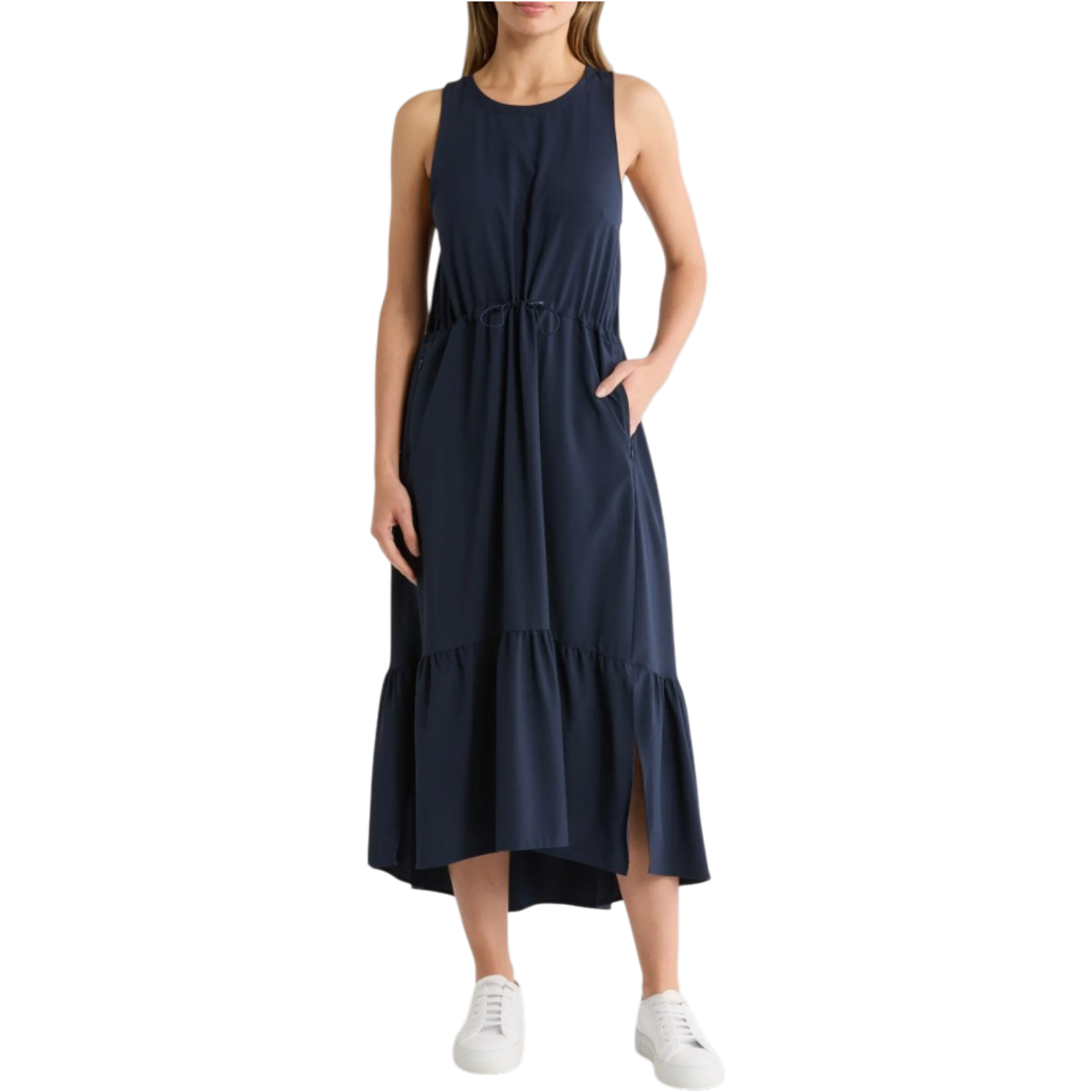 Zella Women’s Pursuit Tiered Midi Dress